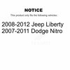 Kugel Front Wheel Bearing And Hub Assembly Pair For Jeep Liberty Dodge Nitro K70-100324